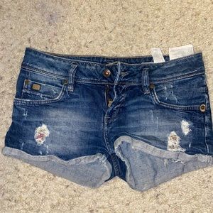 Zara denim shorts